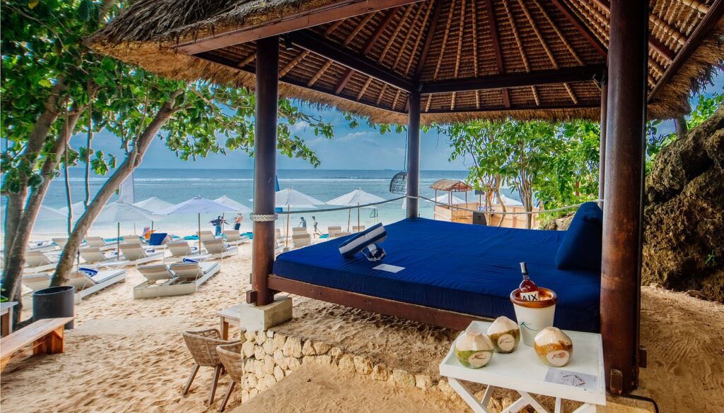 five star hotel with private beach